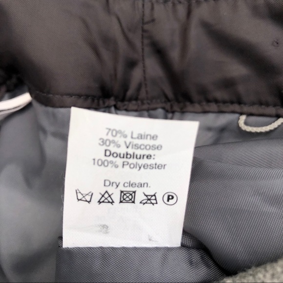 J. CREW grey, wool blend pencil skirt, size 00 - Picture 7 of 7